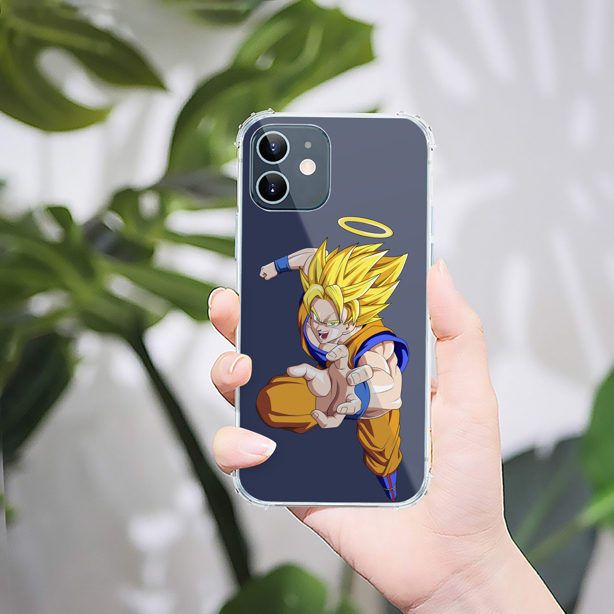 （画像用） ドラゴンボール 孫悟空（そん ごくう）Son Goku カカロット DRAGON BALL Kakarotto 【iPhone 12シリーズ対応】透明スマホケース（クリアソフトケース）